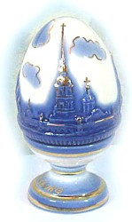 декоративное яйцо из фарфора с видами Санкт-Петербурга, Адмиралтейство