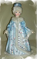 Снегурочка-декоративная подарочная упаковка, кукла-конфетница