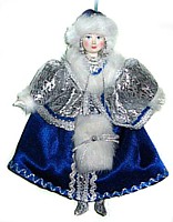 снегурочка сувенирная кукла подвесная
