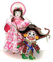 Мари Штальбаум и Щелкунчик - сувенирные куклы ручной работы по сказке Гофмана