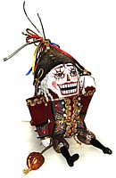 Щелкунчик большой - сувенирная текстильная кукла ручной работы
